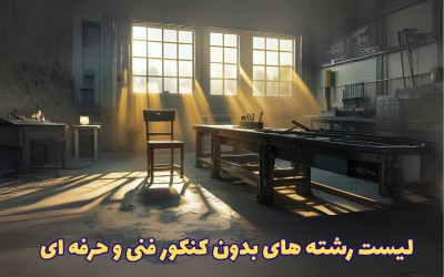 لیست رشته های بدون کنکور فنی حرفه ای 1404 (رشته های بدون کنکور هنرستان)